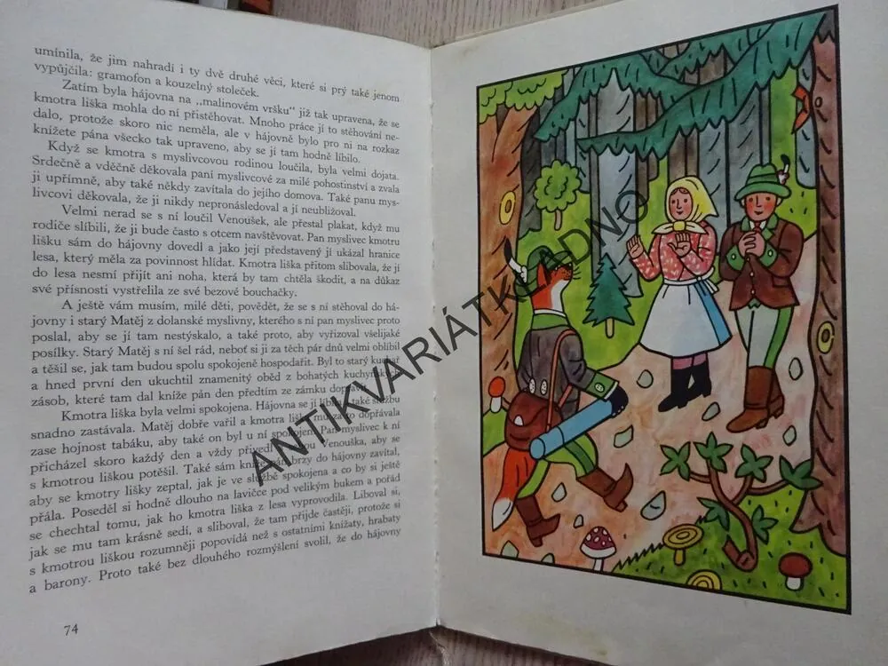 O CHYTRÉ KMOTŘE LIŠCE, JOSEF LADA, SNDK, 1959, **an