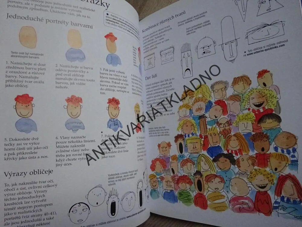 KRESLÍME PORTRÉT, PRO ŠKOLÁKY A PŘEDŠKOLÁKY, **an