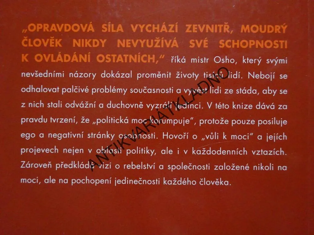MOC, POLITIKA A ZMĚNA, OSHO, **an