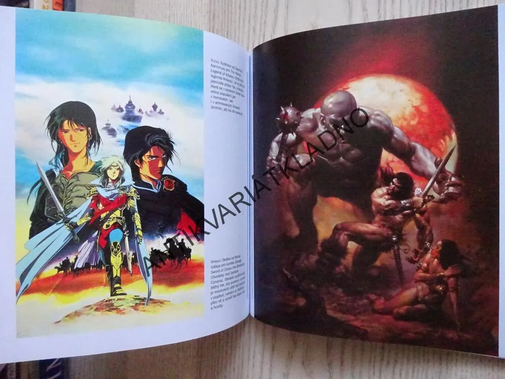 ENCYKLOPEDIE MALÍŘSKÝCH TECHNIK FANTASY A SCIENCE FICTION, JOHN GRANT, RON TINER, **an