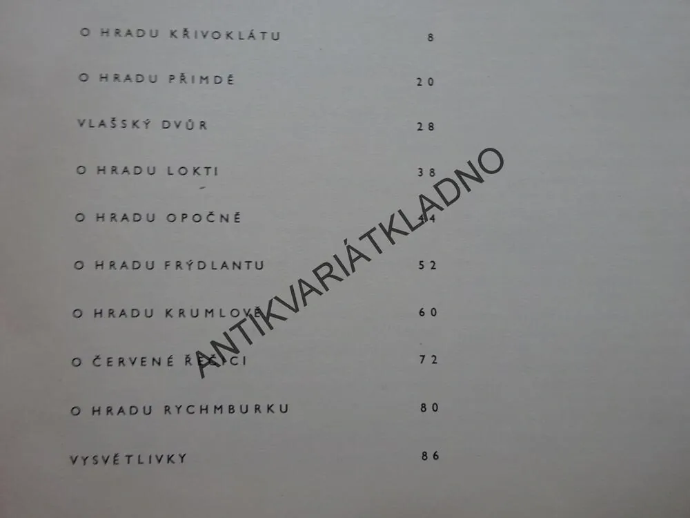 NA HRADECH A POD HRADY, MÍLA PAŠA, **an