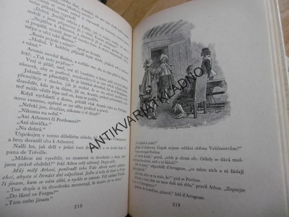 KOD 23/1-2, TŘI MUŠKETÝŘI, ALEXANDER DUMAS, **an