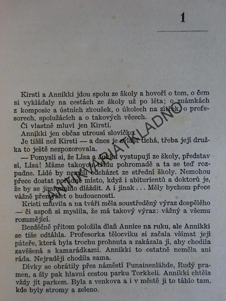 STUDENTKA ANNIKKI, AILI KONTTINEN, **an