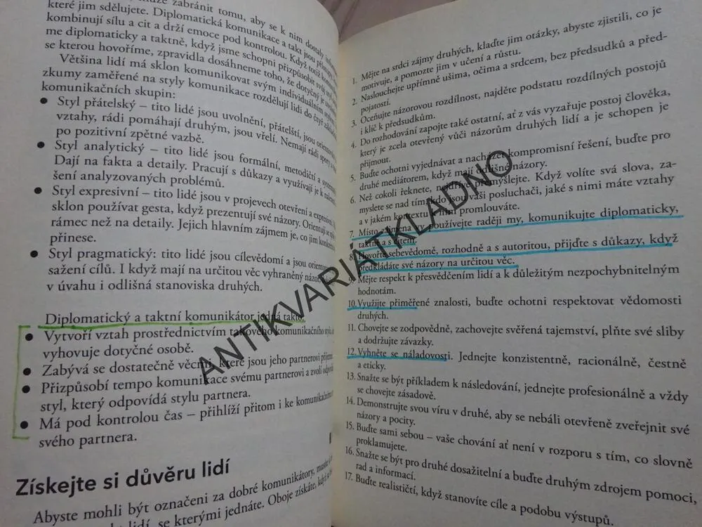JAK SPRÁVNĚ MYSLET, JEDNAT A MLUVIT, DALE CARNEGIE, **an