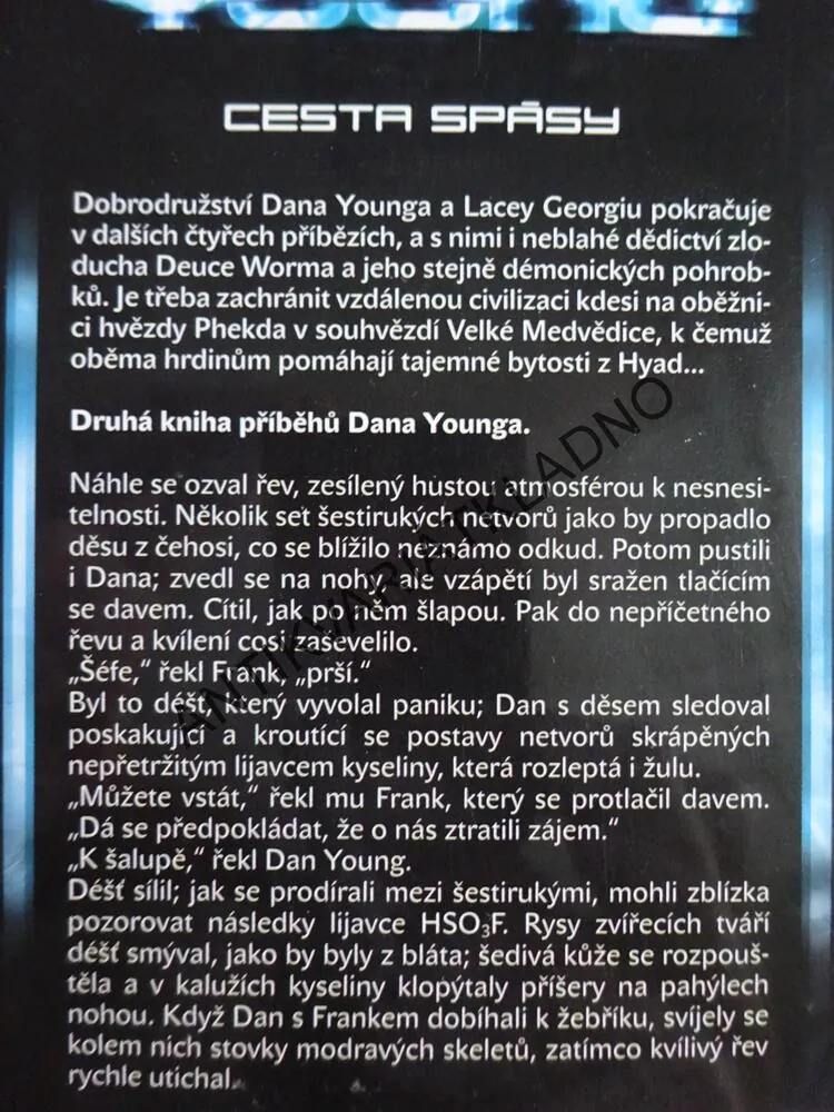 DAN YOUNG, CESTA SPÁSY, JAROSLAV VELINSKÝ, **an