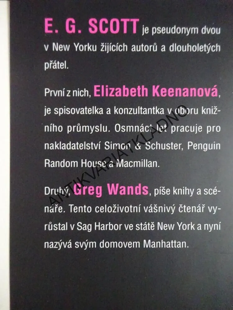 POHŘBENÁ, E. G. SCOTT, **an