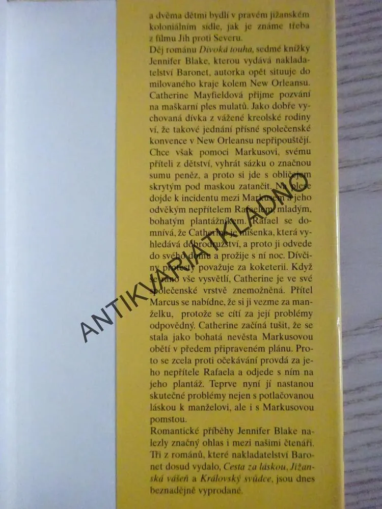 DIVOKÁ TOUHA, JENNIFER BLAKE, **an