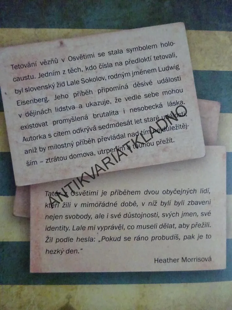 TATÉR Z OSVĚTIMI, HEATHER MORRISOVÁ,*an