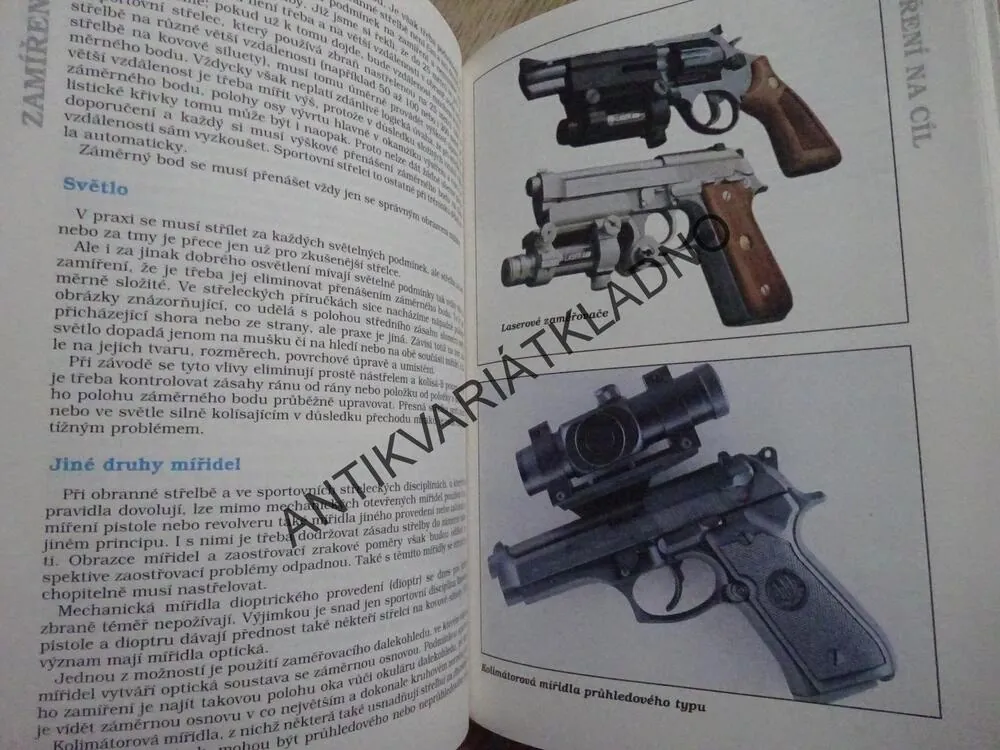 STŘELBA Z PISTOLE A REVOLVERU, PŘEMYSL LIŠKA, **an