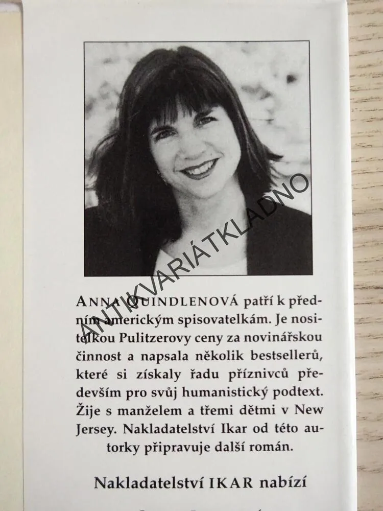 JEDINÁ SPRÁVNÁ VĚC, ANNA QUINDLENOVÁ, **an