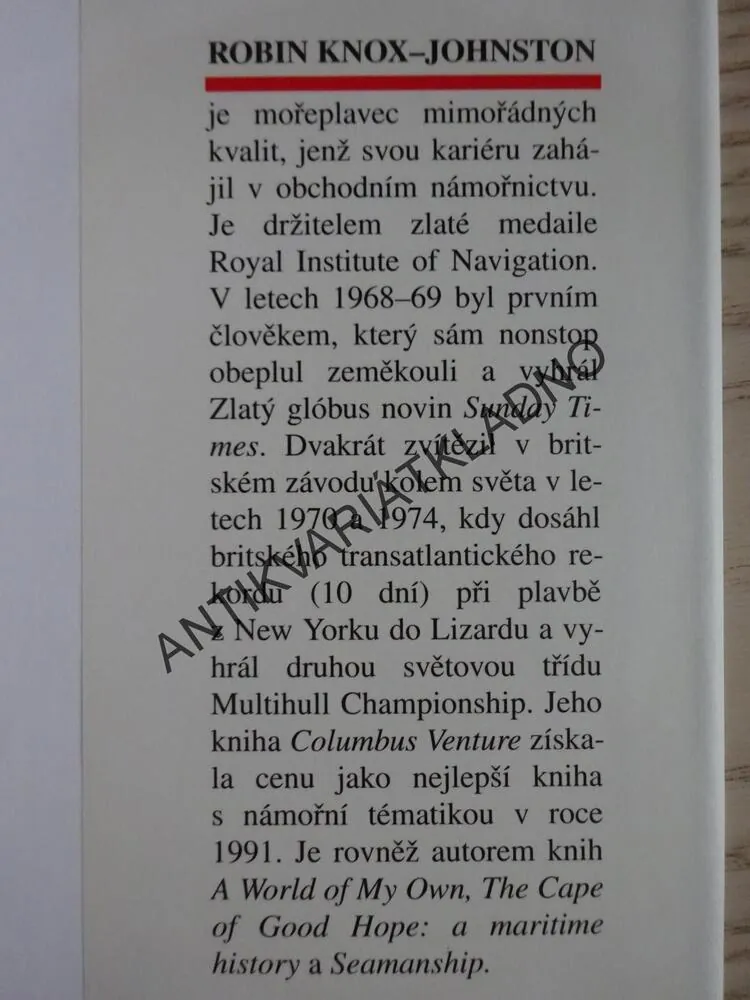 MOŘE, LED A SKÁLY, ROBIN KNOX-JOHNSON, CHRIS BONINGTON, **an