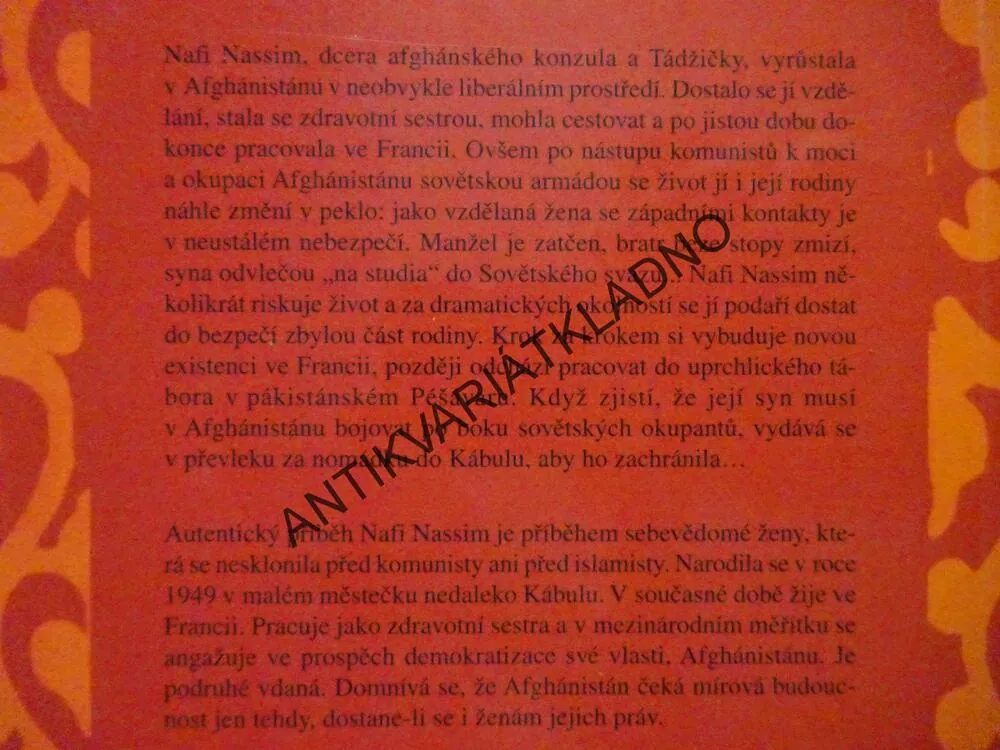 Z KÁBULU DO MARSEILLE, NAFI NASSIM, **an