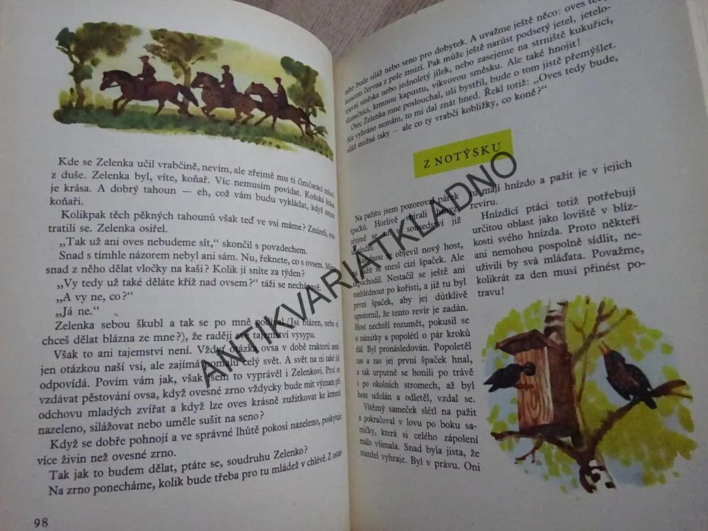 KALENDÁŘ PŘÍRODY, JAROSLAV SPIRHANZL DURIŠ, **an