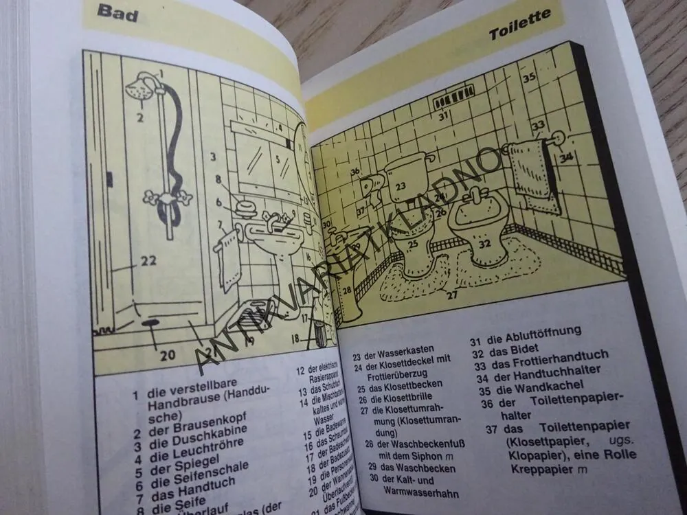 BILDWÖRTERBUCH DEUTSCH, NĚMČINA, SLOVNÍČEK
