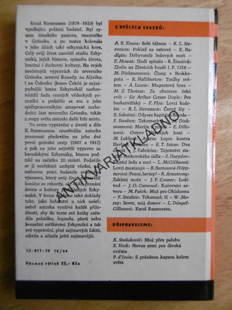 KOD 129 - KNUD RASMUSSEN, LIESELOTTE DÜNGEL-GILLESOVÁ, **an
