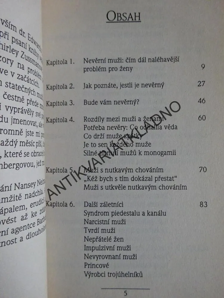 PROČ JSOU MUŽI NEVĚRNÍ, CAROL BOTWINOVÁ, **an