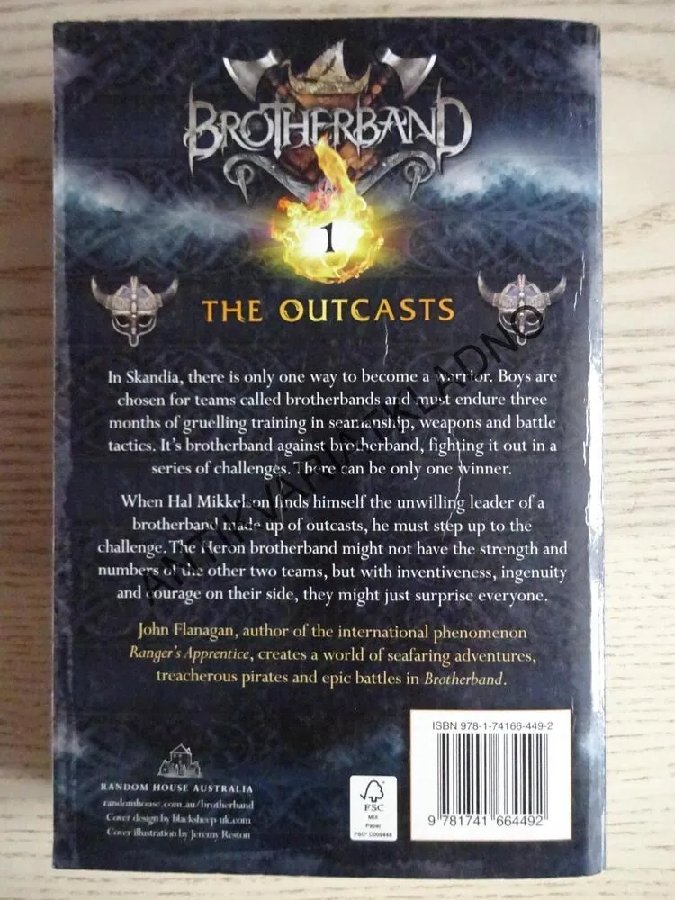 BROTHERBAND, THE OUTCASTS, JOHN FLANAGAN, **an