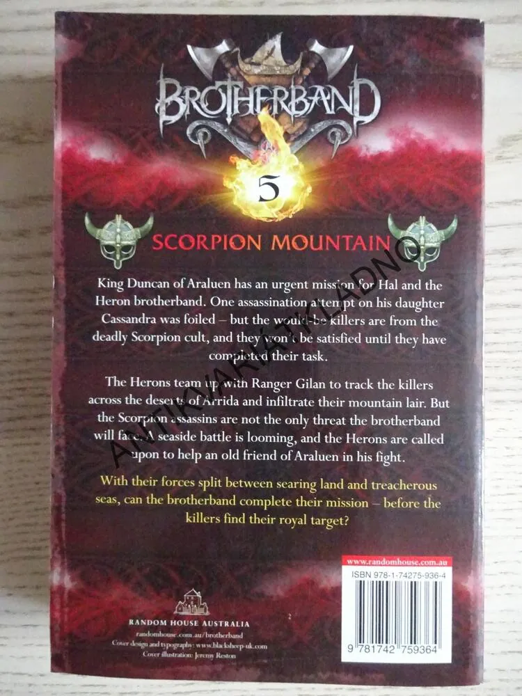 BROTHERBAND, SCORPION MOUNTAIN, JOHN FLANAGAN, **an