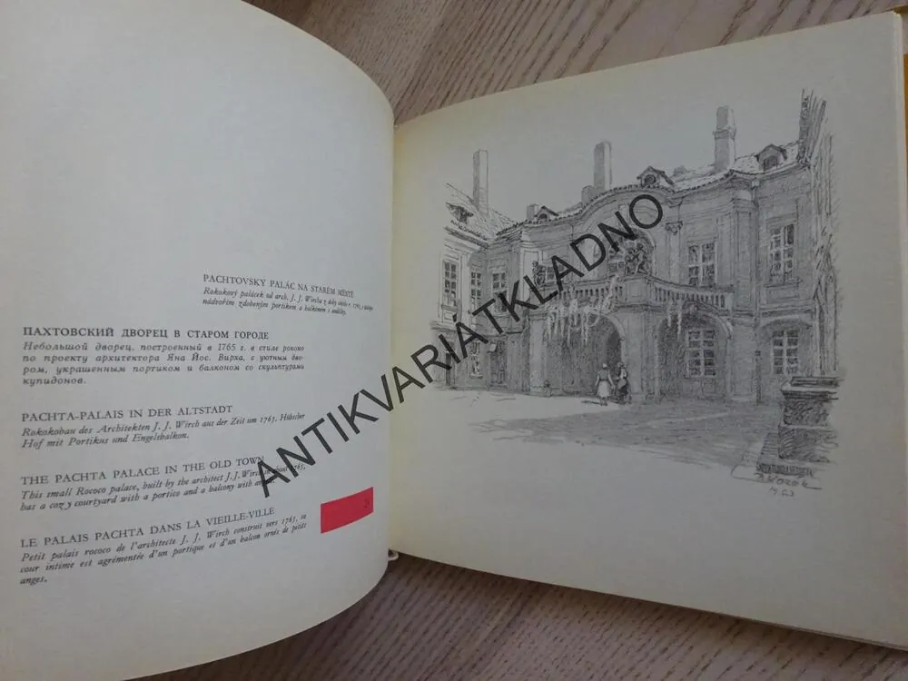POKLADY PRAŽSKÉ ARCHITEKTURY, BOHUMÍR KOZÁK, **an