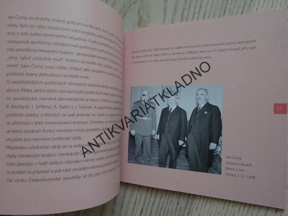 PŘEDSEDOVÉ VLÁD PRVNÍ A DRUHÉ REPUBLIKY