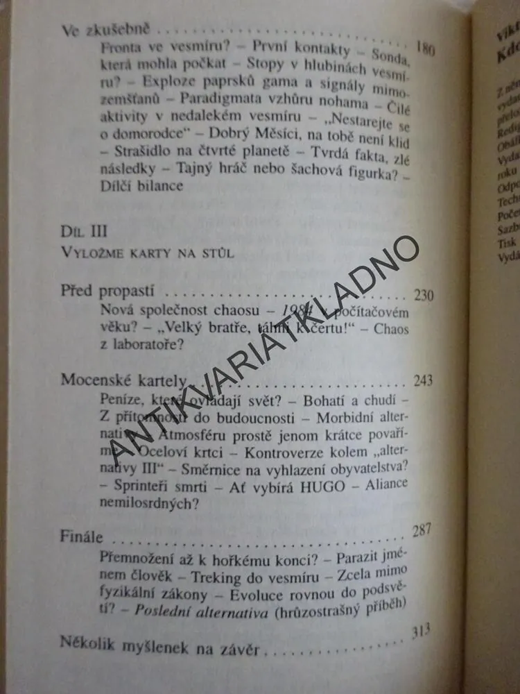 KDO OVLÁDÁ SVĚT?, VIKTOR FARKAS, **an