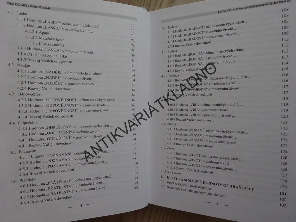 DIALOG MEZI HODNOTAMI ANEB HODNOTY VYŘČENÉ A HODNOTY ŽITÉ, MARCELA PIKÁLKOVÁ, OLGA NYTROVÁ, **an