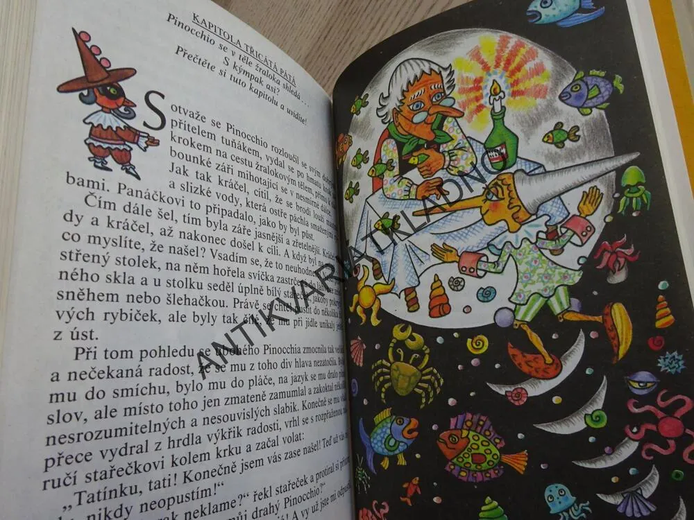 PINOCCHIOVA DOBRODRUŽSTVÍ, CARLO COLLODI, **an