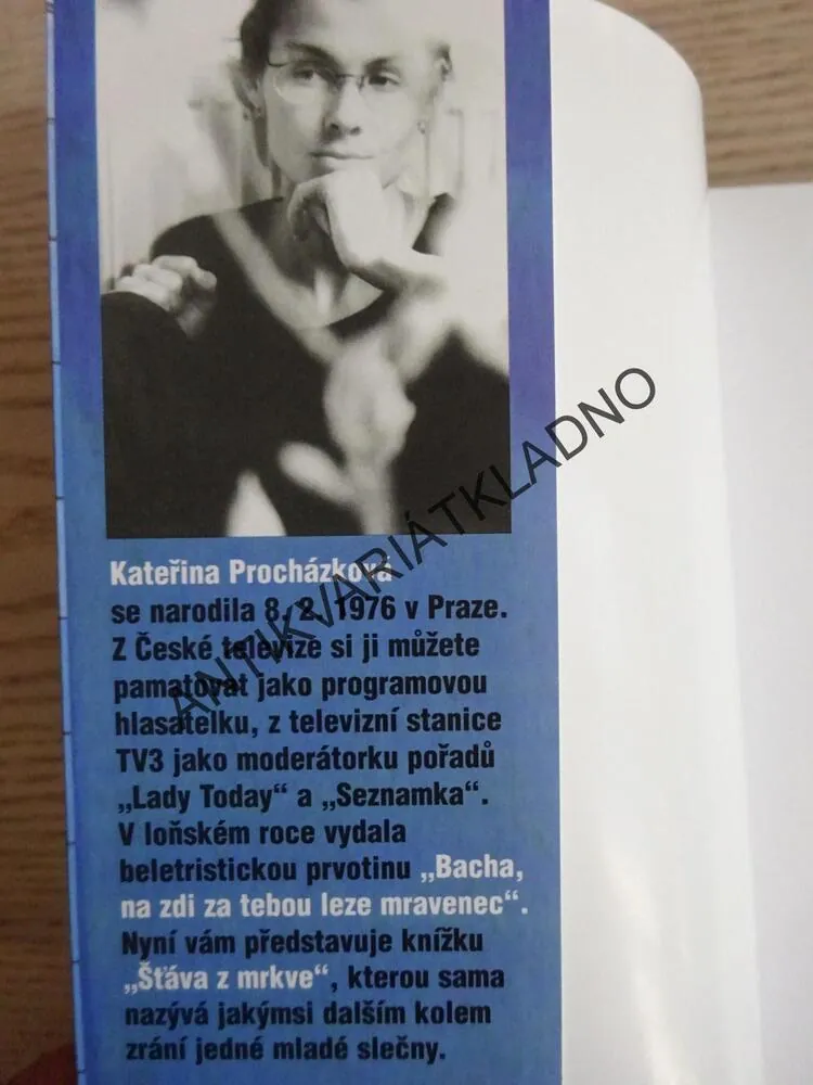 ŠŤÁVA Z MRKVE, KATEŘINA PROCHÁZKOVÁ, **an