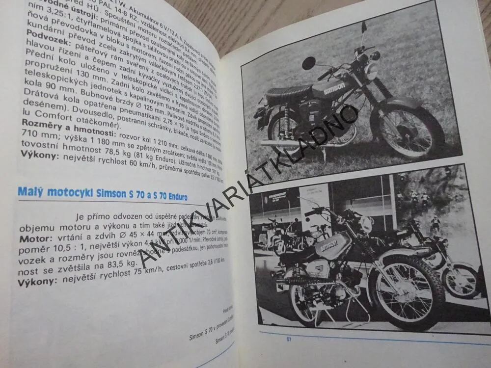 MALÉ MOTOCYKLY, KAREL BERÁNEK, **an
