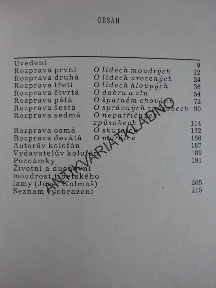POKLADNICE MOUDRÝCH RČENÍ, SAKJA-PANDITA, **an