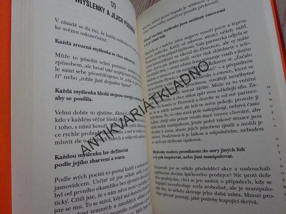 MYŠLENKA - MOCNÁ SÍLA, MANUELA OETINGEROVÁ, **an