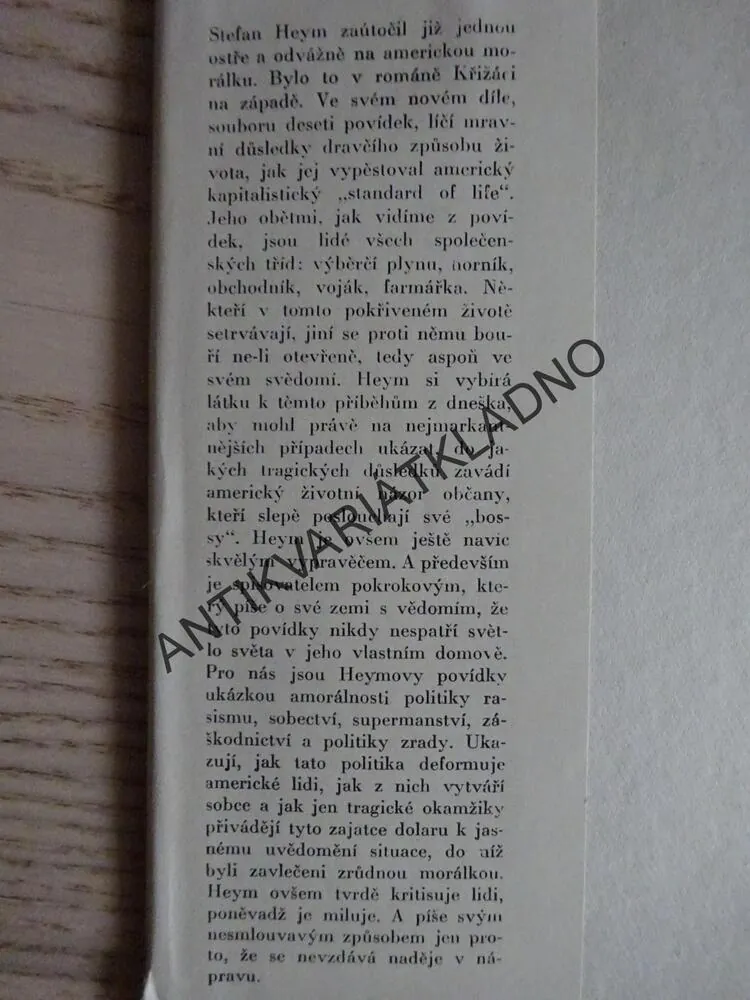 KANIBALOVÉ, STEFAN HEYM, **an