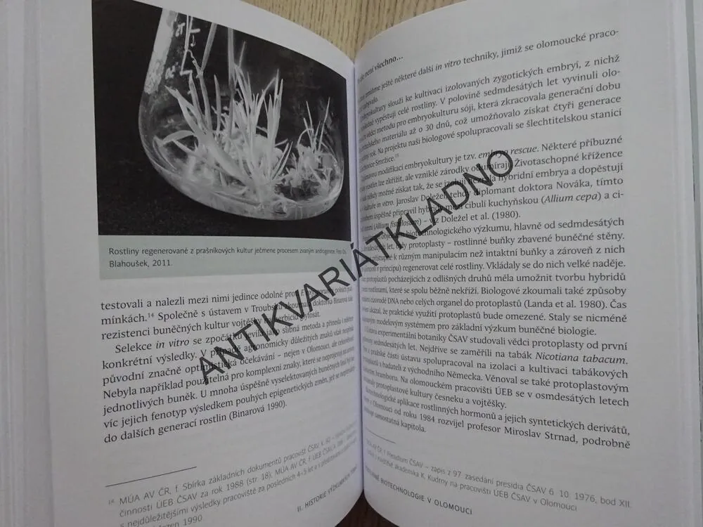 EXPERIMENTÁLNÍ BOTANIKA VE VZPOMÍNKÁCH VĚDCŮ, JAN KREKULE, JAN KOLÁŘ, **an