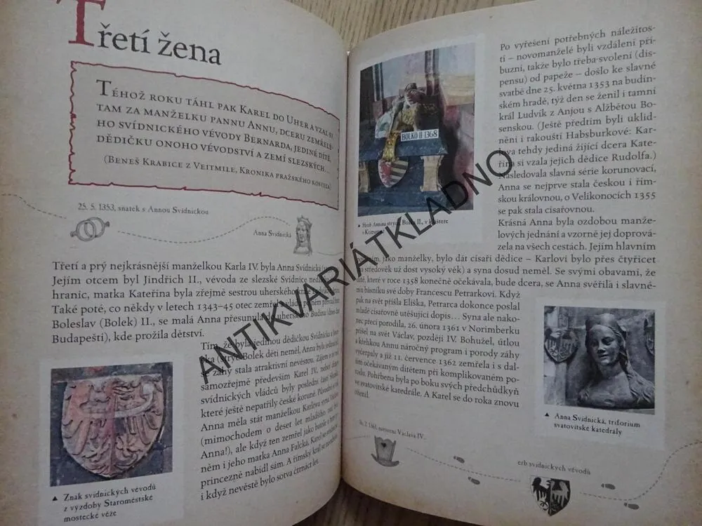 KAREL IV., PAMÁTNÁ MÍSTA TEHDY A DNES, JIŘÍ MARTÍNEK, **an