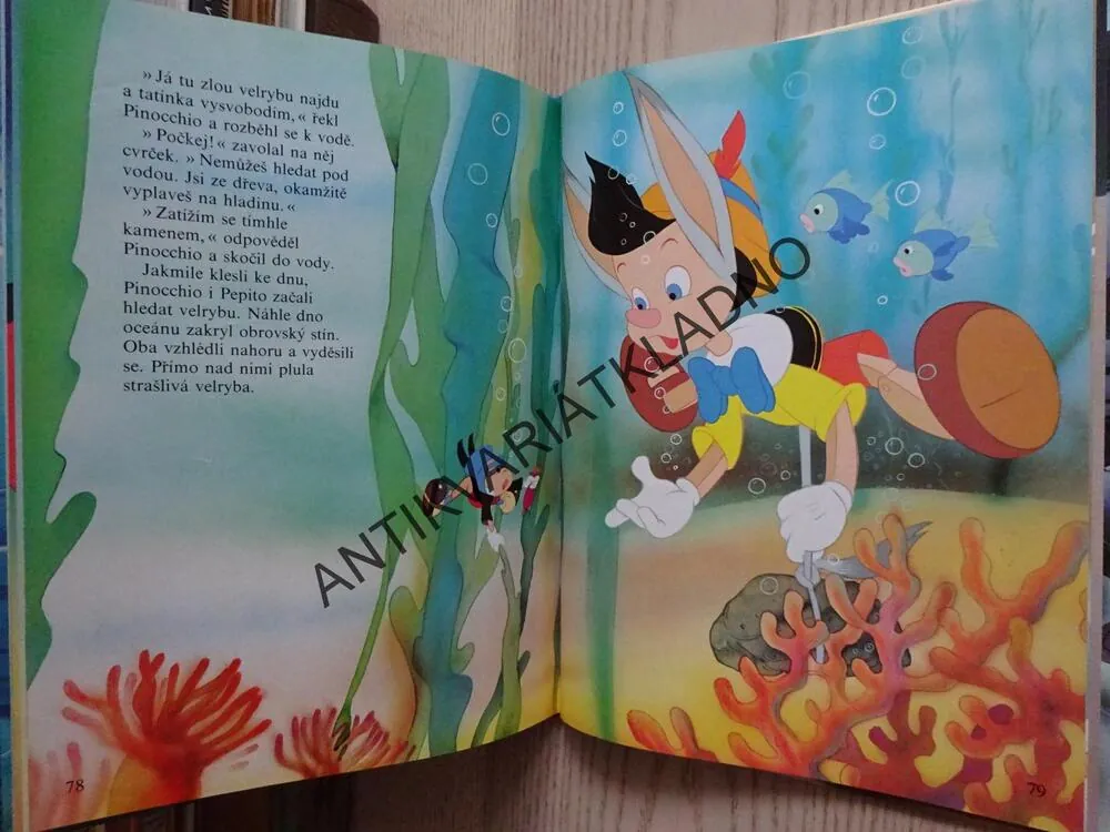 PINOCCHIO, WALT DISNEY,**an