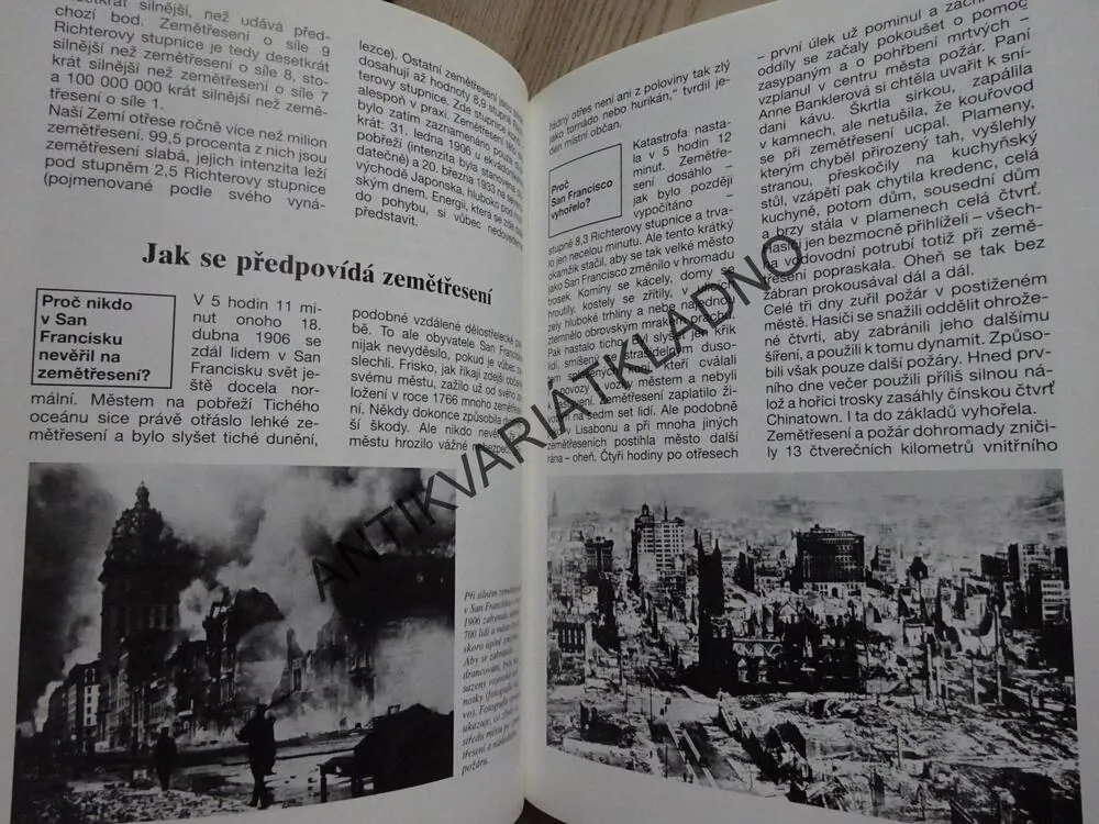 PŘÍRODNÍ KATASTROFY, POZNEJ SVĚT, **an