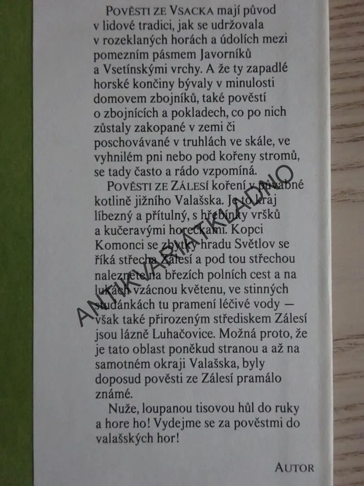 NIC NALHANÉHO, MÁLOCO PRAVDA, POVĚSTI Z VALAŠSKA, OLDŘICH ŠULEŘ, **an