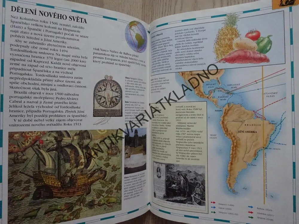 DĚTSKÝ ATLAS OBJEVITELSKÝCH CEST, ANTONY MASON, **an