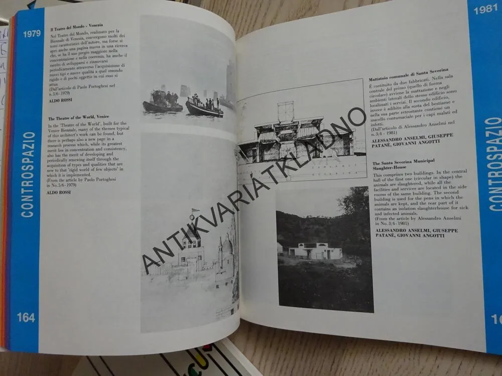 ARCHITECTONICUM, IMMAGINI DALL´ARCHITETTURA ITALIANA 1970-1990, ARCHITEKTURA, **an