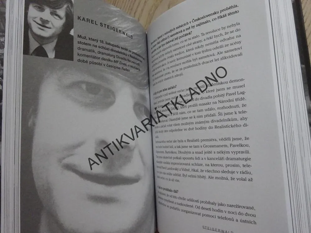VÝSLECH REVOLUCIONÁŘŮ Z ROKU '89, KAREL HVÍŽĎALA, , **an
