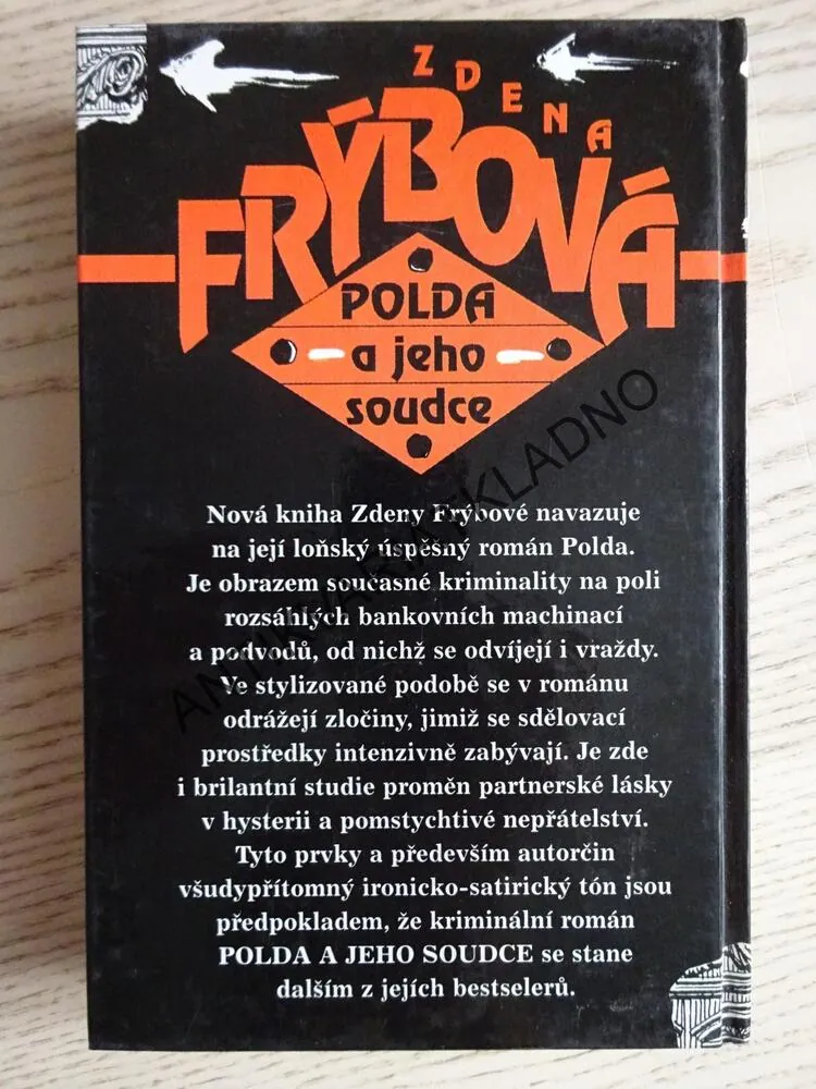 POLDA A JEHO SOUDCE, ZDENA FRÝBOVÁ, **an