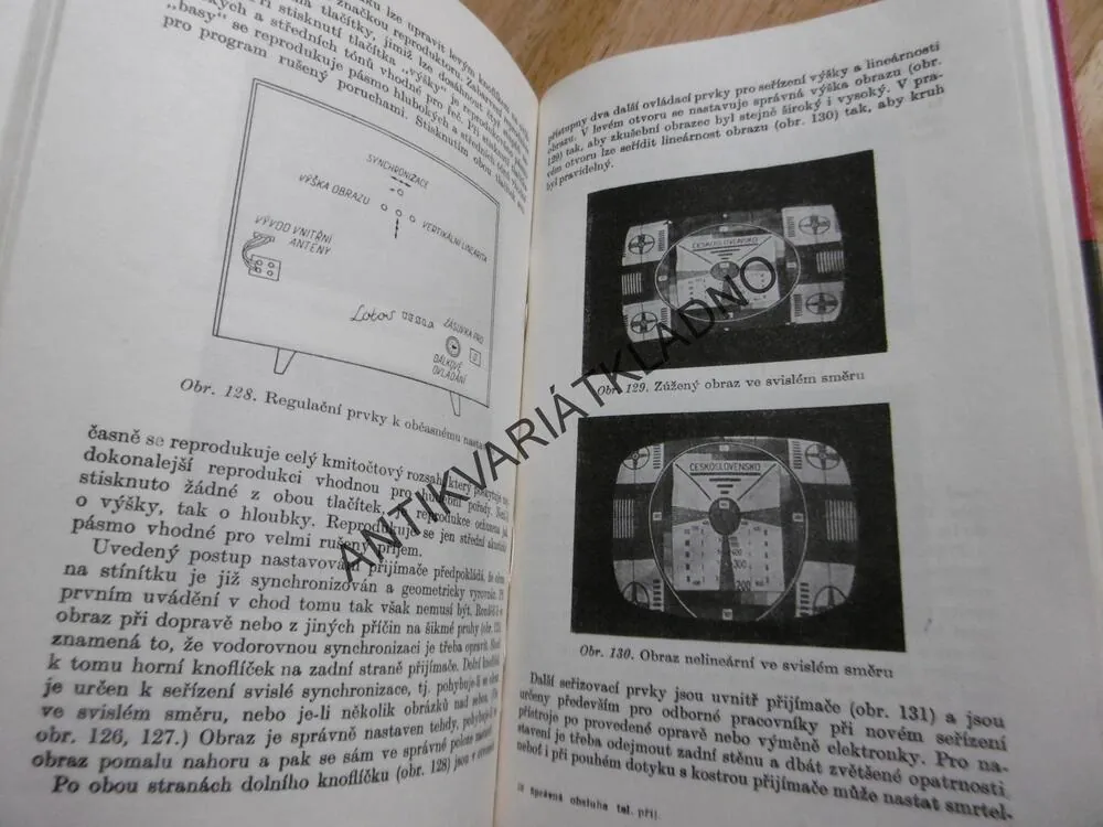 SPRÁVNÁ OBSLUHA TELEVIZNÍCH PŘIJÍMAČŮ, VLADIMÍR SELLNER, 1964, **an