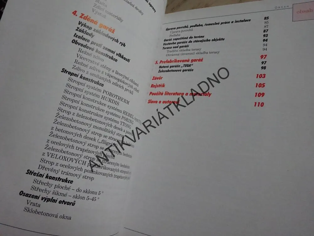 GARÁŽE, ZAŘÍZENÍ BUDOV, JAROSLAV ŠTIKAR, **an