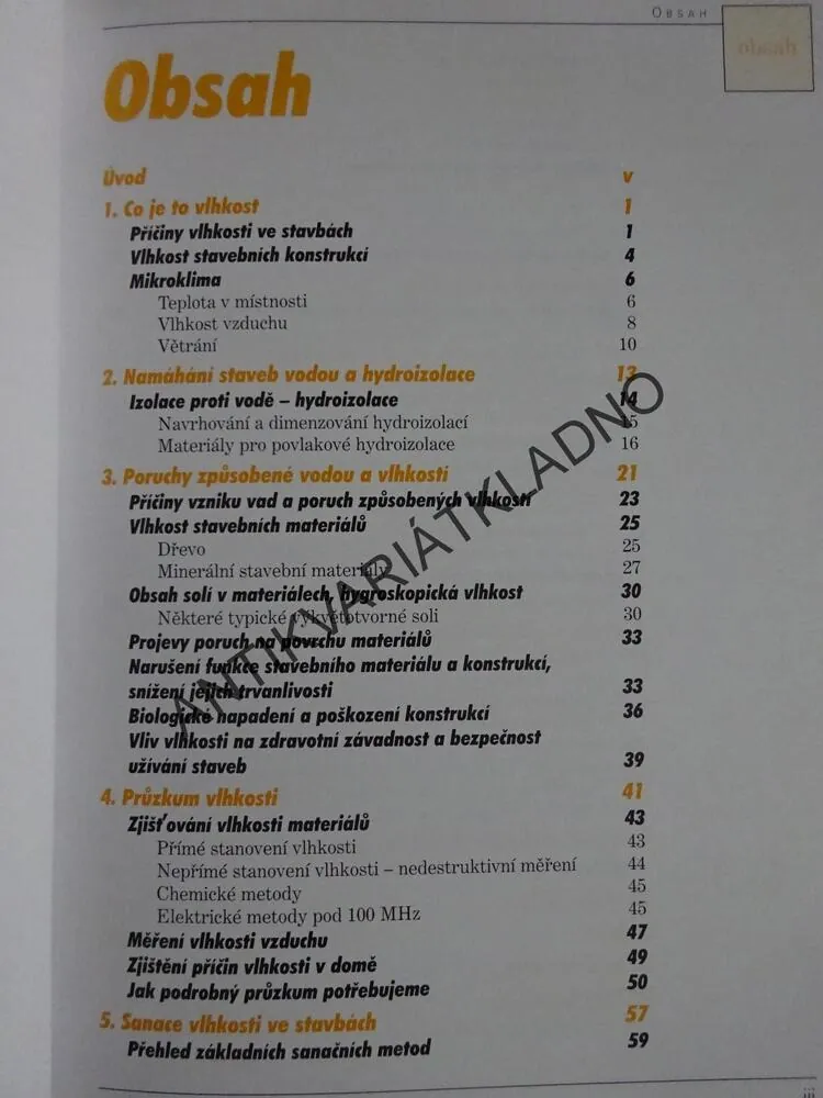 PREVENCE A ODSTRAŇOVÁNÍ VLHKOSTI, IZOLACE, MARTIN BLAHA, LADISLAV BUKOVSKÝ, **an
