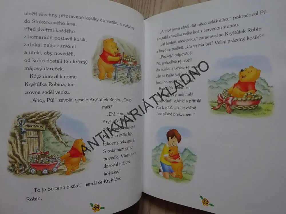 MEDVÍDEK PÚ, POKLADNICE NEVŠEDNÍCH DNŮ, WALT DISNEY, **an