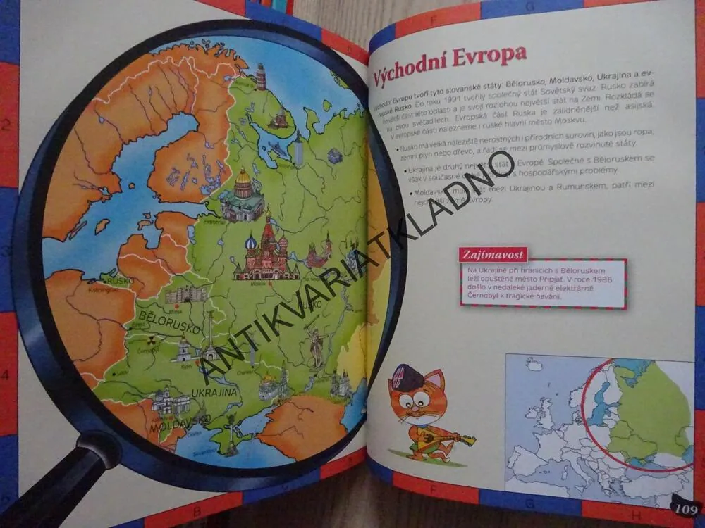 DĚTSKÝ ILUSTROVANÝ ATLAS ČESKÁ REPUBLIKA PRO MALÉ ŠKOLÁKY, FANTOVÁ, ŠPLÍCHAL, **an