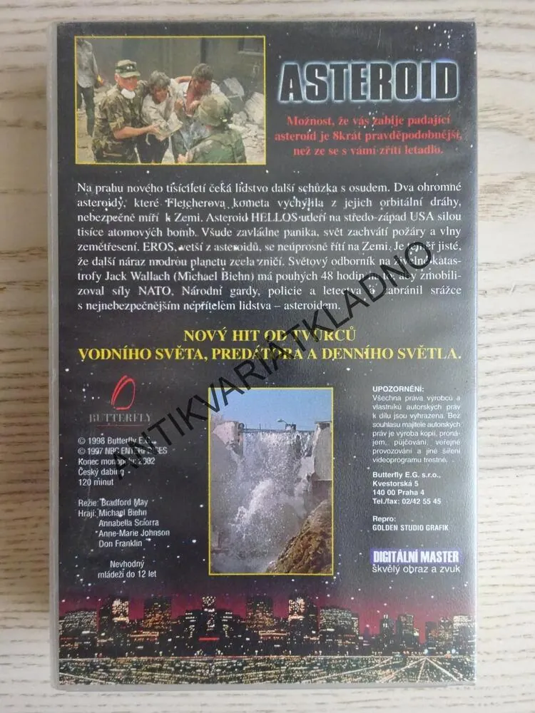 ASTEROID, MICHAEL BIEHN, VHS