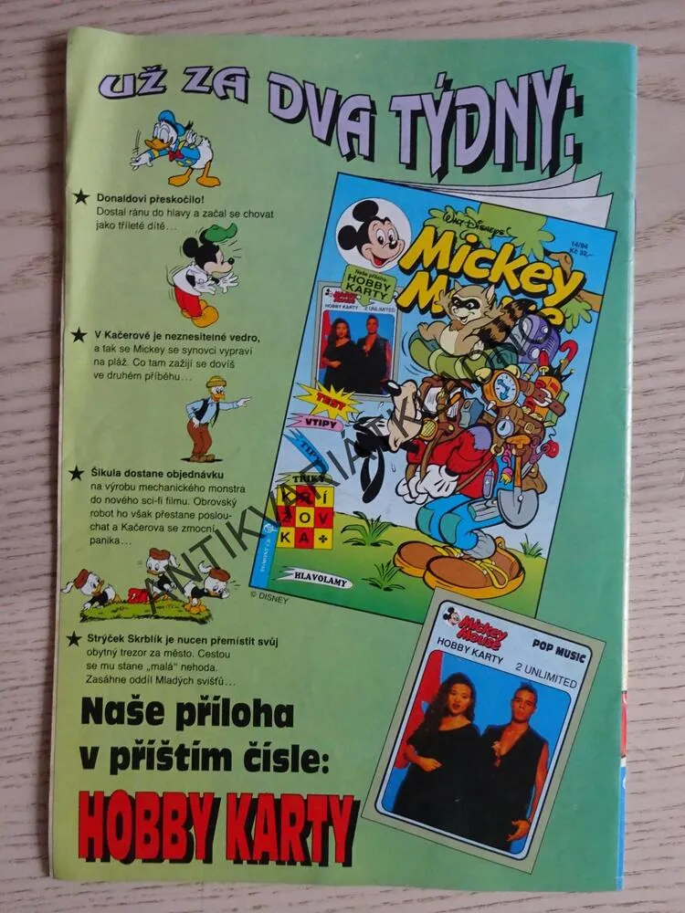 MICKEY MOUSE, KOMIKS, DISNEY, 13/1994