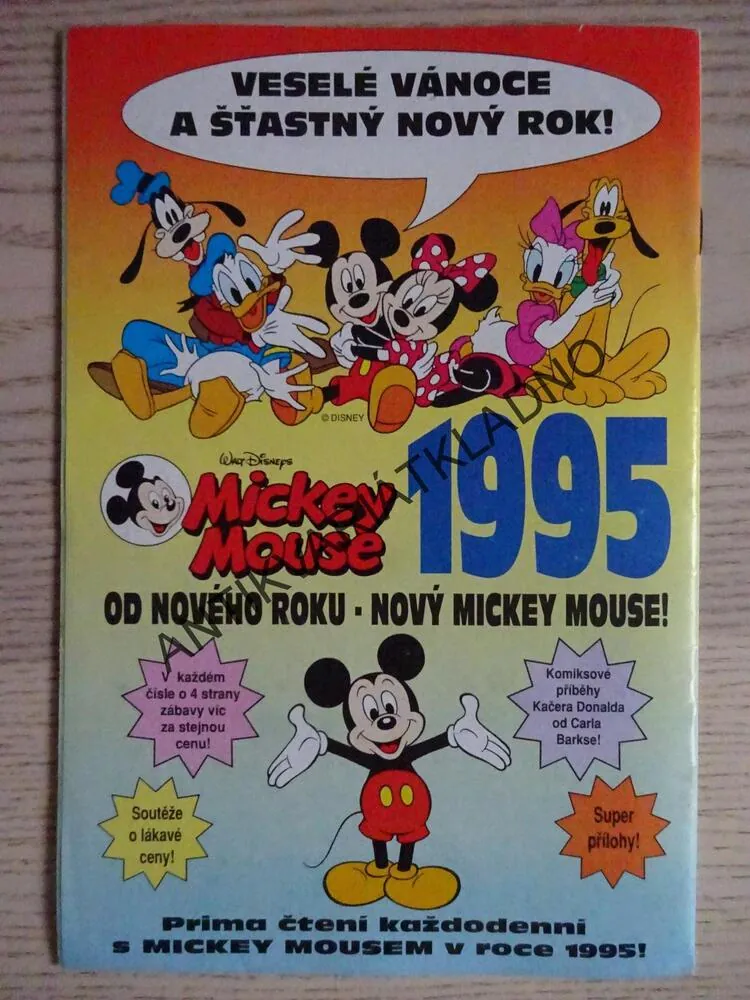 MICKEY MOUSE, KOMIKS, DISNEY, 26/1994