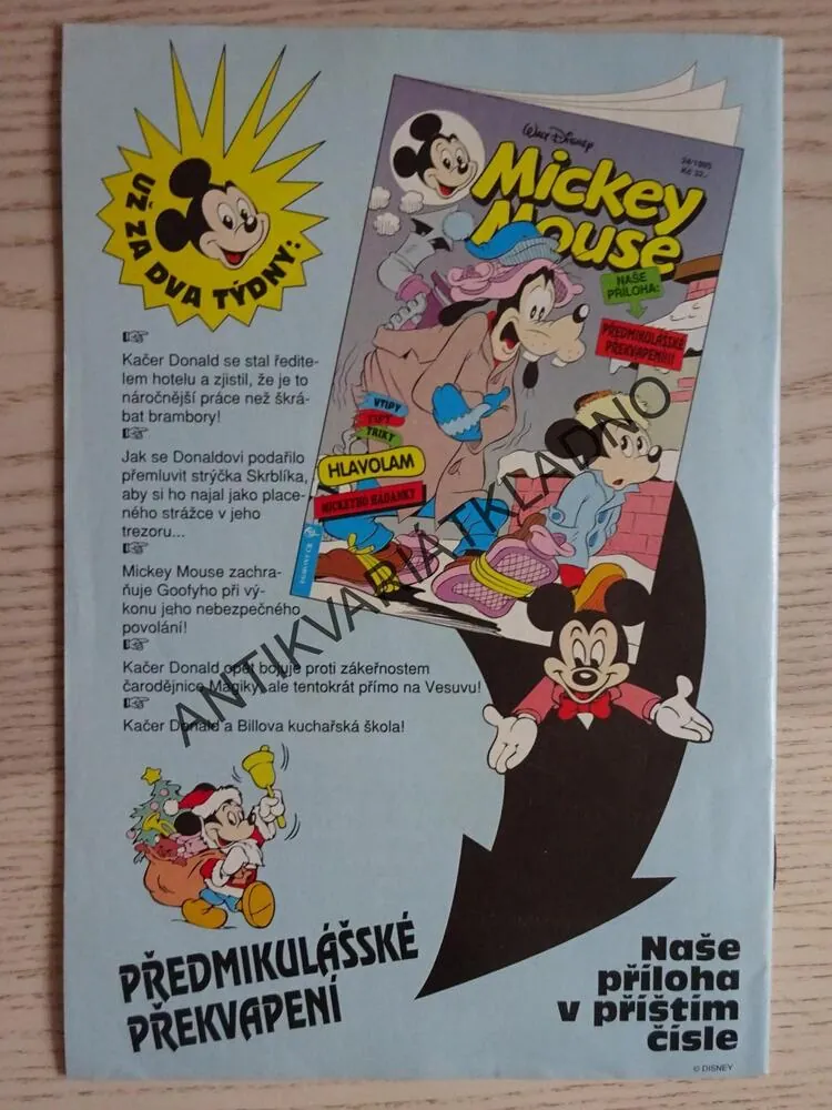 MICKEY MOUSE, KOMIKS, DISNEY, 23/1995
